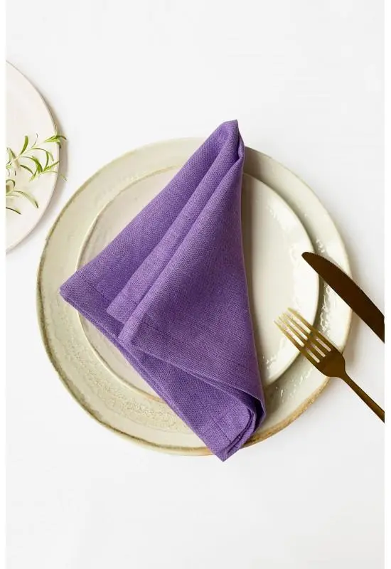 Wedding & Event Linen Quality Polyester Napkin 42cm Lavender 