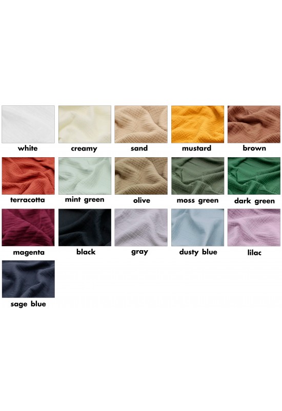 Muslin wrap top Cotton Gauze blouse 