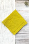 Linen Cloth Linen napkins in Yellow