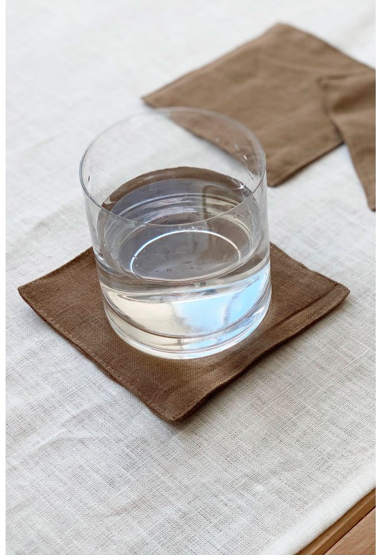 Linen Cloth Table Coasters