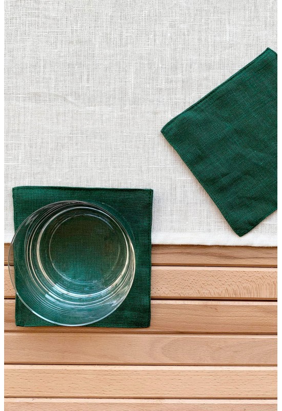 Linen Cloth Table Coasters