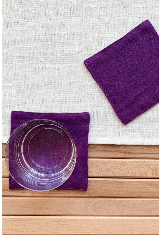 Linen Cloth Table Coasters