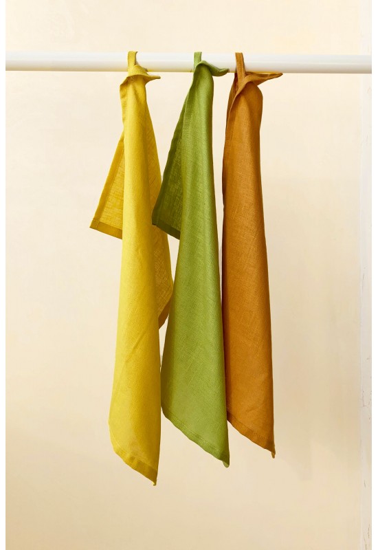 Linen towel for kitchen and bath