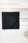 Black Linen Cloth Napkins