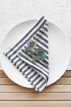 Blue Striped Linen Cloth Linen napkins