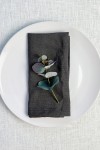 Dark Gray | Charcoal Linen Cloth Linen napkins