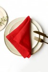 Red Linen Cloth Linen napkins