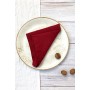 Linen napkins in Red wine