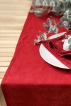 Red wine| Maroon linen cloth napkins 