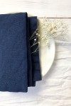 Navy Dark Blue | Linen Cloth Napkins 