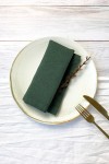 Emerald Dark Green Linen Cloth Napkins