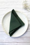 Emerald Dark Green Linen Cloth Linen napkins