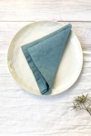 Light Dusty Blue Linen Cloth Linen napkins