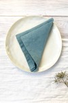 Light Dusty Blue Linen Cloth Napkins