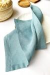 Light Dusty Blue Linen Cloth Napkins