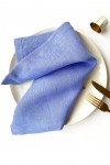 Light Sky Blue Linen Cloth Napkins