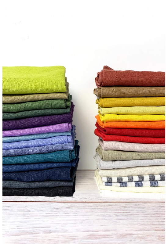 Linen Cloth Napkins in a Variety of Colors 