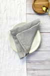 Linen Cloth Linen napkins in Light Gray