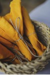 Mustard Yellow | Amber Linen Cloth Napkins 