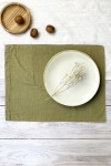  Linen Table Placemats | Various Colors, Sizes 