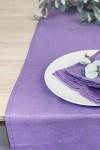 Linen table runner Lavender purple wedding lilac 