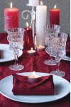 Red Wine - Maroon Table Runner 