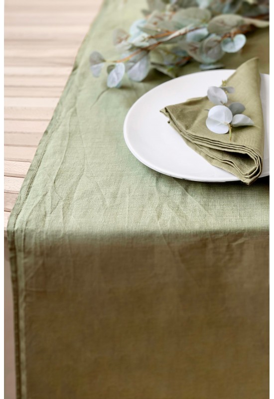 Linen Table Runners in Various Colors and Sizes