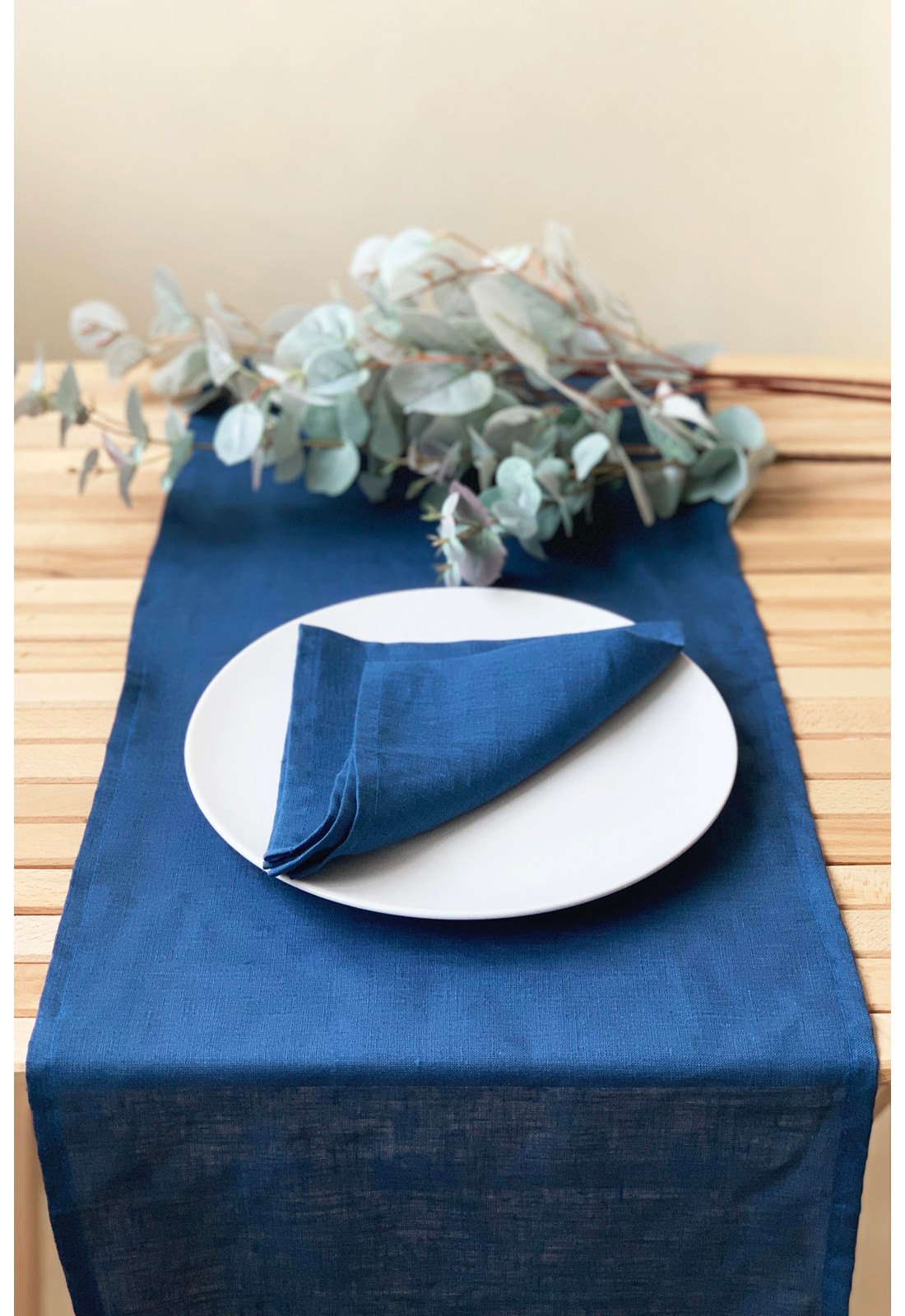 Linen Table Runners in Various Colors and Sizes Shop Now