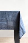 Dark Gray | Charcoal Linen Tablecloth 