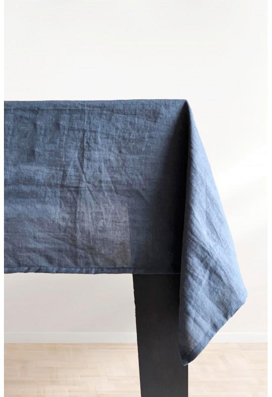 Dark Gray | Charcoal Linen Tablecloth 