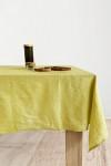 Chartreuse Yellow Linen Tablecloth