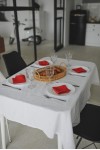 White Linen Tablecloth - Various Sizes 