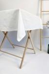 White Linen Tablecloth - Various Sizes 