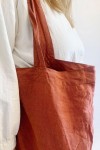 Linen Tote Bag Large Shopping bag