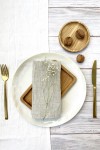 Light Gray Beige Natural Linen napkins