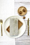 Light Gray Beige Linen Cloth Napkins