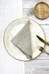 Light Gray Beige Natural Linen napkins