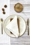 White linen napkins Cloth Dinner Wedding 