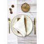 Linen napkins in White