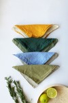 Washcloth wipes set in various colors