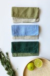 Washcloth wipes set in various colors