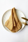 Linen Cloth Napkins with Ruffles