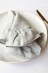 Linen Cloth Napkins with Ruffles