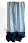 Color Block Linen Curtain Panels