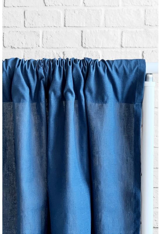 Rod pocket linen curtain panels All colors and sizes