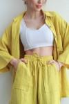 Linen kimono shirt for women 