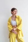Linen kimono shirt for women 