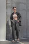 Linen kimono shirt for women 