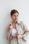 Linen kimono shirt for women 