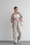 Linen kimono shirt for women 